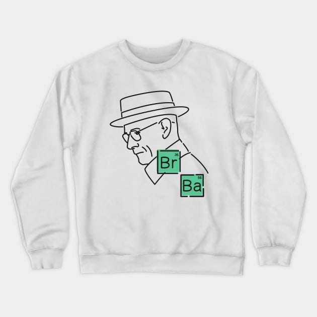 Minimalist Heisenberg Crewneck Sweatshirt by TokoumiL